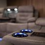 Knox Electric Light Grey Tech Recliner Sofa Set Image 7