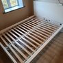 IKEA Malm double bed frame with slatted base Image 3