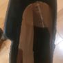Black Leather High Heeled Knee High Boots by Modern Vintage Size EU 40 US 10 UK 7 Image 6