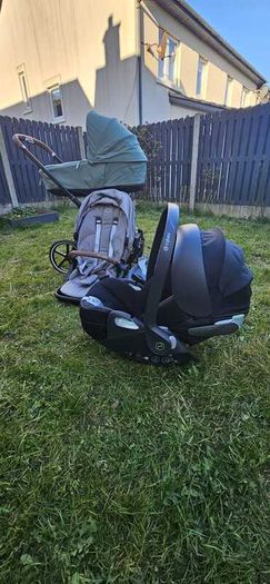 Cybex Priam Full Travel System Stroller, Pram, Isofix Car Seat + Extras