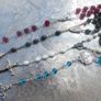 Vintage Catholic Rosary Beads, Glass Rosary, Wooden Rosary, Antique Rosary (15 each) Image 4
