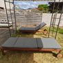 Ikea Nammaro sun loungers x 2 with table Image 5