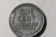 Steel 1 cent USA coin