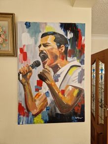 Freddie Mercury original painting