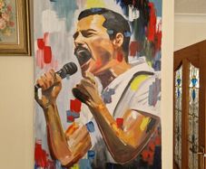 Freddie Mercury original painting