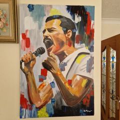Freddie Mercury original painting