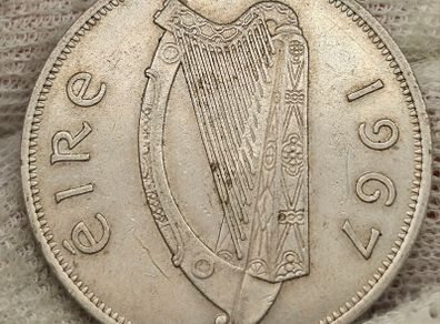 Ireland 1967 1/2 Half Crown