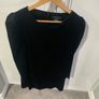 Oasis velvet black dress Image 3