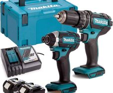 Makita 18v LXT Drill & Impact Driver Kit 2 x 5Ah - New