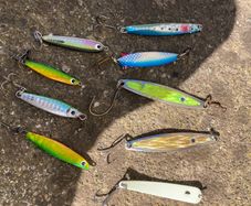 Selection of jigs and spoons-