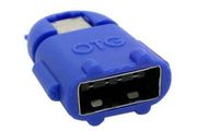 Android Robot Shape Micro Mini USB OTG Adapter Converter 2.0 For Samsung Connect To U Flash Mouse Keyboard