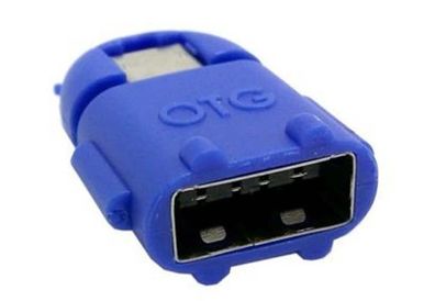 Android Robot Shape Micro Mini USB OTG Adapter Converter 2.0 For Samsung Connect To U Flash Mouse Keyboard