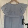 top bnwt size 12 blue frilled summer top Image 10
