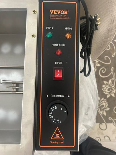 1.2 meter long  35cm wide 220v Commercial Electric Food Warmer Countertop Buffet  with Glass Shield 1500w