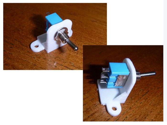 tube amp switch bracket