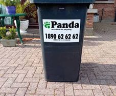 Black wheelie bin 240 litre