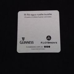 P.J. O'Brien's Irish Pub Melbourne - Beer Mats/Coasters