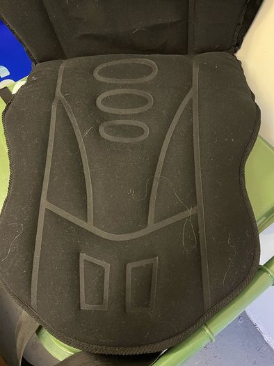 Purchased from Halfords seat cushion with backrest  pad provides comfort