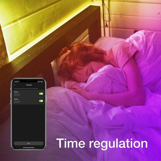 LED Strip Light 10M/20M Led Lights Smart Bluetooth App Control Music Sync Mode Flexible Led Lights for Bedroom Kitchen Gaming Room 10 Meters Roll(Energy Class A++)