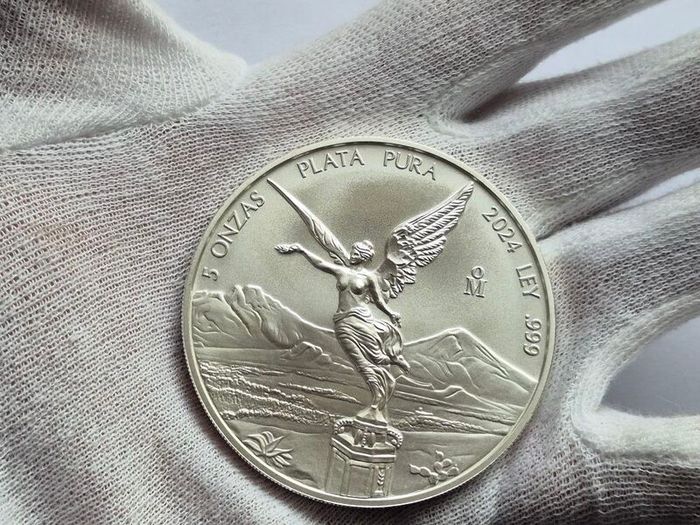 2024 5 oz Mexican Libertad Silver Bullion Coins