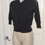 Roxy Life Black  Cotton Hoodie/Cardigan Size Small Image 4