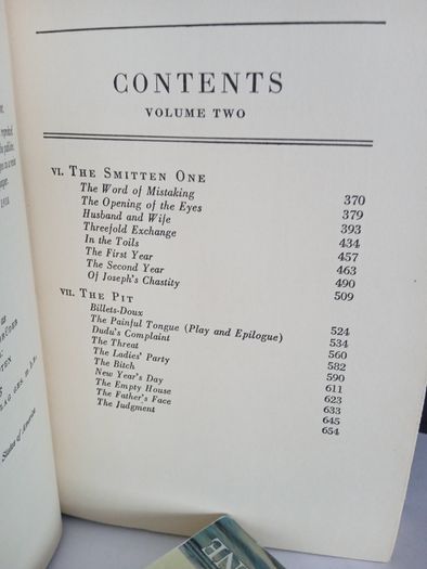Joseph in Egypt by Thomas Mann (2 Volume Set) (GT107)
