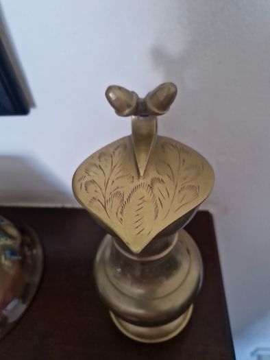 brass pitcher