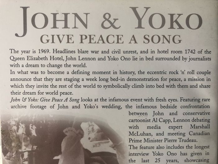 John & Yoko - Give Peace A Song (DVD)
