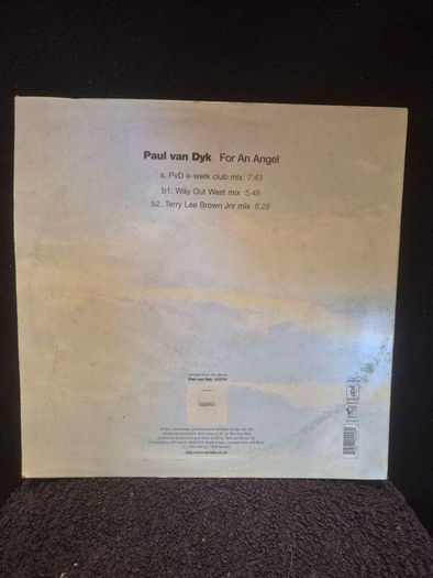 Paul van Dyk,For An Angel,1998 12"