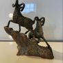 Vintage Bronze Big Horn Rams c1970 Image 7