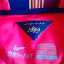 Barcelona fc Nike peach football jersey size large boys Image 5