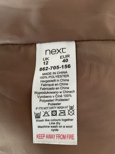 gilet fake fur next gilet size 12