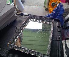 mirror plates x10