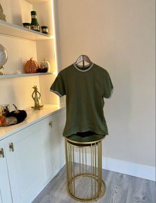 Khaki Green Short Sleeved Tee-shirt from Brave Soul