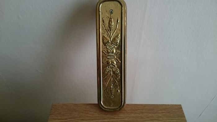 Antique Brass Clothesbrush.