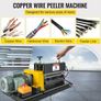 400W Electric Wire Stripping Machine, 1.5-38mm Portable Automatic Wire Stripper, Cable Benchtop Wire Stripping Machine with 10 Blades for Scrap Copper Image 2