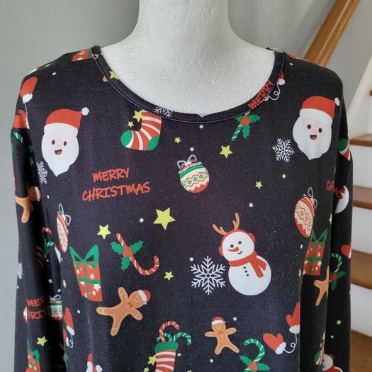 Shein black Christmas dress, Size 4XL / UK24