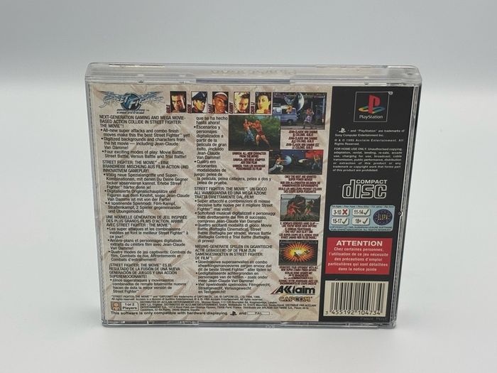 Street Fighter The Movie for PlayStation - Boxed - Mint