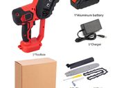 BRAND NEW 8in Electric Saw Chainsaw Mini Wood Cutters Bracket Motor For 18V Battery 500r/Min Chain Power Tool