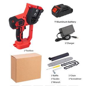 BRAND NEW 8in Electric Saw Chainsaw Mini Wood Cutters Bracket Motor For 18V Battery 500r/Min Chain Power Tool
