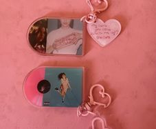 2 Olivia Rodrigo You Seem Pretty Sad For A Girl So In Love Era Acrylic Keyrings - The Cure & Album Cover Designs.