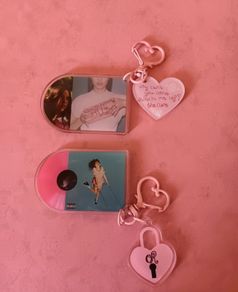 2 Olivia Rodrigo You Seem Pretty Sad For A Girl So In Love Era Acrylic Keyrings - The Cure & Album Cover Designs.