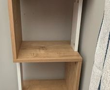 Tall Wooden Shelving Unit