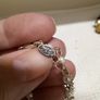 M&S Faux Pearl Drop Necklace with Crystal Pendants Image 2