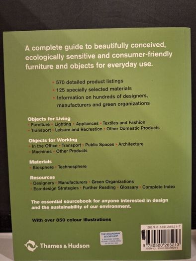 SALE!  THE ECO-DESIGN HANDBOOK a complete sourcebook for the home and office - new edition