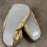 Gold ballet dancing shoes  size 29 Image 5