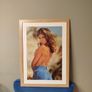 A framed vintage Cindy Crawford poster Image 2