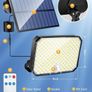 NEW SALE | Solar Lights Outdoor Garden, 190LED 1500LM Solar Lights, 3 Modes & Remote Solar Security Lights Image 3