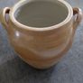 Antique French stoneware glazed pot with lid 40L Image 3