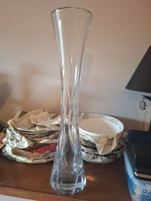 Tall Selnder Glass Vase